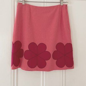 Worn Once: Wool Flower Skirt